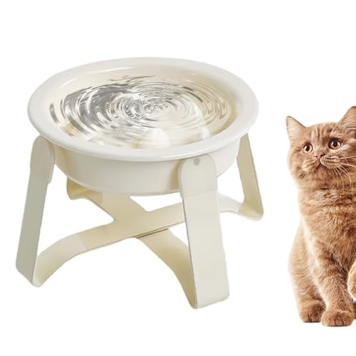 Hundernapf Verlangsamer | Keramik Metall Anti-Verschlucken Verlangsamende Fütterung Schüssel,Geschirr Futternapf Mit Eisenständer Für Küche Haushalt Wohnung Drinnen Draußen Alltag von Generisch