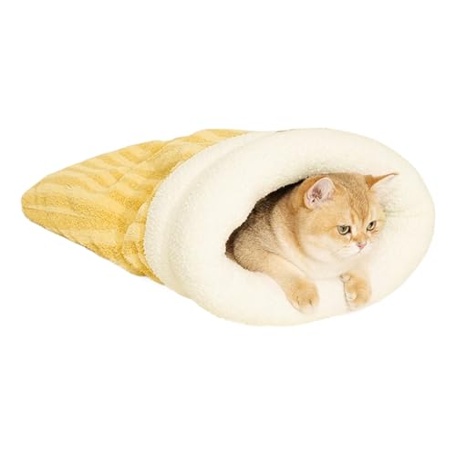 Hundeschlafsack - Winter Katzenschlafsack Kuschelsack,Waschbarer Katzenschlafsack Für Wohnung Balkon Wohnzimmer Reisen Innenbereich Terrasse Auto von Generisch