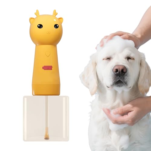 Hundeshampoo Spender - Elektrischer Schaumshampoo Spender Für Katzenbad - Lotionbehälter Haarpflegezubehör Für Haustierbad Badezimmer Waschbecken Küche Hundeshampoo Spender - Elektrischer Schaumshampoo Spender Für Katzenbad - Lotionbehälter Haarpflegezubehör Für Haustierbad Badezimmer Waschbecken Küche von Generisch