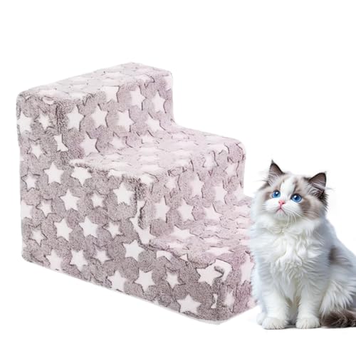 Hundestufen - 3 -Stufen -Haustreppen, Kletternrampe | Abnehmbare Non-Rutsch-Katzenleiter Für Kleine Rassen, Innensofa-Stuhl-Schlafzimmer-Fensterbänke Zugang, Faltbare, Reisefreundliche Designkätzchen Hundestufen - 3 -Stufen -Haustreppen, Kletternrampe | Abnehmbare Non-Rutsch-Katzenleiter Für Kleine Rassen, Innensofa-Stuhl-Schlafzimmer-Fensterbänke Zugang, Faltbare, Reisefreundliche Designkätzchen von Generisch