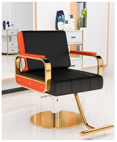 Hydraulisch höhenverstellbarer Salonstuhl mit 360-Grad-Drehgelenk für Haarstyling und Spa-Behandlungen Hydraulisch höhenverstellbarer Salonstuhl mit 360-Grad-Drehgelenk für Haarstyling und Spa-Behandlungen von Generisch