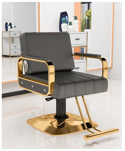 Hydraulisch höhenverstellbarer Salonstuhl mit 360-Grad-Drehgelenk für Haarstyling und Spa-Behandlungen von Generisch