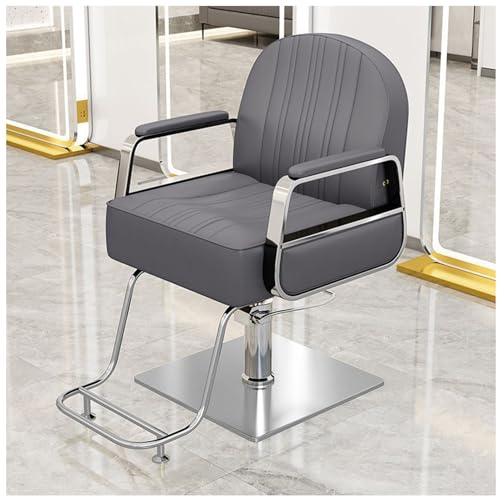 Hydraulischer Friseurstuhl mit Drehgelenk und verstellbarer Fußstütze für Zuhause & professionelle Friseursalons von Generisch