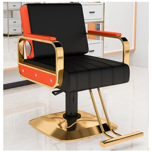 Hydraulischer Friseurstuhl mit robuster Pumpe und Edelstahl-Fußstütze für Beauty-Spa und Friseur von Generisch