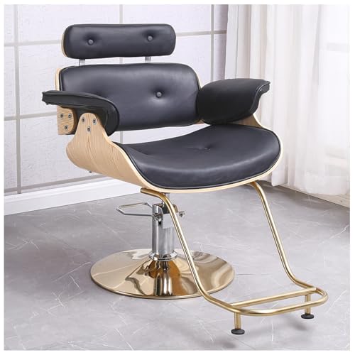 Hydraulischer verstellbarer Salonstuhl mit 360-Grad-Drehung, multifunktionaler Shampoo-Stuhl für professionelle Haarstylisten und Friseurläden zu Hause von Generisch