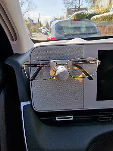 kompatibel für Hyundai Ioniq 5 Kona 2023 Magnet Brillenhalter Dashboard (Silbergrau) von Generisch
