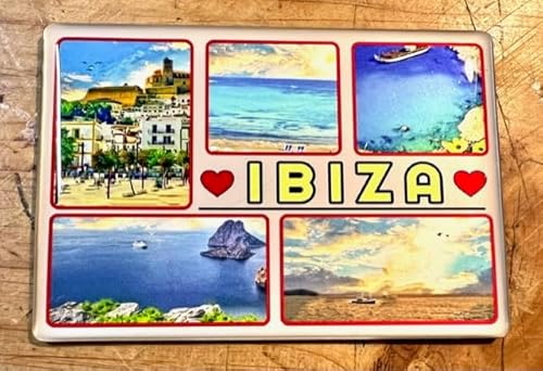 Ibiza Magnet Ibiza Souvenir Spanien Souvenir Balearische Inseln Ibıza Kühlschrankmagnet 111105 von Generisch