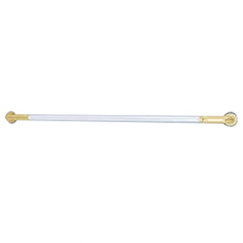 Indoor Handlauf 50cm/20in Verzinktes Stahlrohr Industrie Treppengeländer mit Wandhalterung Hohe Tragfähigkeit Weiß für Sicherheit & Stil von Generisch