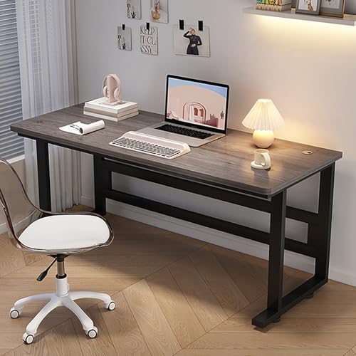 Industrieller moderner Computertisch, einfacher Schreibtisch aus Metall und Holz, für PC, Laptop, Chefschreibtisch für Zuhause, Büro, Studium, Gaming, Schreiben Industrieller moderner Computertisch, einfacher Schreibtisch aus Metall und Holz, für PC, Laptop, Chefschreibtisch für Zuhause, Büro, Studium, Gaming, Schreiben von Generisch