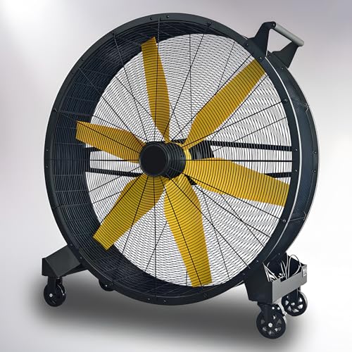 Industrieller robuster Metall-Trommelventilator mit 360° verstellbarer Neigung, Hochgeschwindigkeits-Luftstrom für kommerzielle und Fabrikbelüftung Industrieller robuster Metall-Trommelventilator mit 360° verstellbarer Neigung, Hochgeschwindigkeits-Luftstrom für kommerzielle und Fabrikbelüftung von Generisch