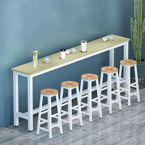 Industrieller schmaler Frühstücksbartisch, rustikale Konsole, Kücheninselmöbel, platzsparende Arbeitsplatte für den Außenbereich, Garten, Pub Industrieller schmaler Frühstücksbartisch, rustikale Konsole, Kücheninselmöbel, platzsparende Arbeitsplatte für den Außenbereich, Garten, Pub von Generisch