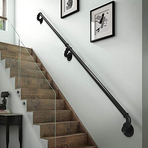 Industrielles Treppengeländer, 2,4 m – Haltegriff für drinnen und draußen, für Stufen und Treppen, Wasserrohr-Design, perfekte Sicherheitslösung für Zuhause und Geschäft Industrielles Treppengeländer, 2,4 m – Haltegriff für drinnen und draußen, für Stufen und Treppen, Wasserrohr-Design, perfekte Sicherheitslösung für Zuhause und Geschäft von Generisch