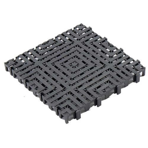 Ineinandergreifende Drainagematte, modulare rutschfeste Bodenfliese für Garage, Garten, Außenbereich Ineinandergreifende Drainagematte, modulare rutschfeste Bodenfliese für Garage, Garten, Außenbereich von Generisch