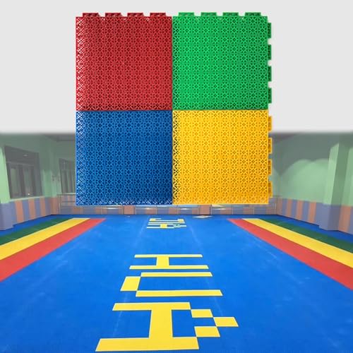 Ineinandergreifende modulare Bodenfliesen für Basketballplätze im Innenbereich, wasserdichtes und belüftetes Design für verbesserte sportliche Leistung in Fitnessstudios, Spielplätzen und Parks von Generisch