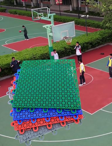 Ineinandergreifende modulare Bodenfliesen für Outdoor-Sportarten, einfache DIY-Installation für Basketball- und Mehrzweckplätze Ineinandergreifende modulare Bodenfliesen für Outdoor-Sportarten, einfache DIY-Installation für Basketball- und Mehrzweckplätze von Generisch