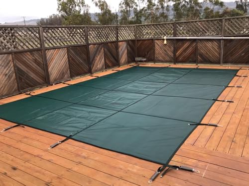 Inground Pool Sicherheitsabdeckung, Hochfeste PP-Mesh-Schutzdecke für Herbst/Winter, passt quadratisch/rechteckig/oval/Nierenpools Inground Pool Sicherheitsabdeckung, Hochfeste PP-Mesh-Schutzdecke für Herbst/Winter, passt quadratisch/rechteckig/oval/Nierenpools von Generisch