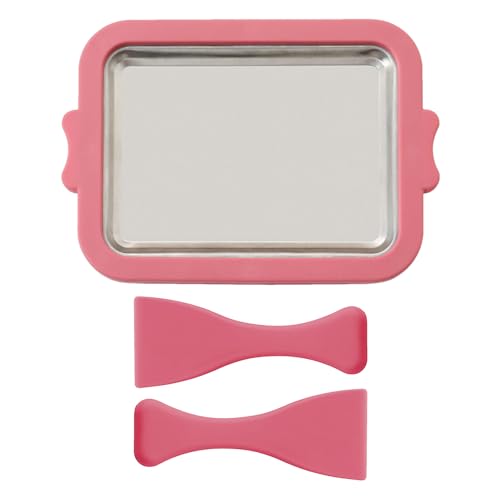 Instant-Pfanne, Instant-Eismaschine - Edelstahl-Rolleismaschine,Yogurt Plate Mini-Gefriermaschine, Obstsalat-Sweet-Spot-Rollpfanne für Familien von Generisch