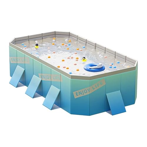 Instant Setup Großer Familienpool – Langlebiger, nicht aufblasbarer Rahmen, zusammenklappbares Design mit doppeltem Abfluss, vielseitig einsetzbar für den Innen- und Außenbereich, Eisblau (160 x 119,4 Instant Setup Großer Familienpool – Langlebiger, nicht aufblasbarer Rahmen, zusammenklappbares Design mit doppeltem Abfluss, vielseitig einsetzbar für den Innen- und Außenbereich, Eisblau (160 x 119,4 von Generisch