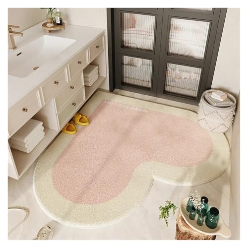 Irregular Love Heart Teppich, modische Heimdekoration, Couchtisch, Schlafzimmer, Eckgarderobe, Teppich, Rosa, 80 cm Irregular Love Heart Teppich, modische Heimdekoration, Couchtisch, Schlafzimmer, Eckgarderobe, Teppich, Rosa, 80 cm von Generisch