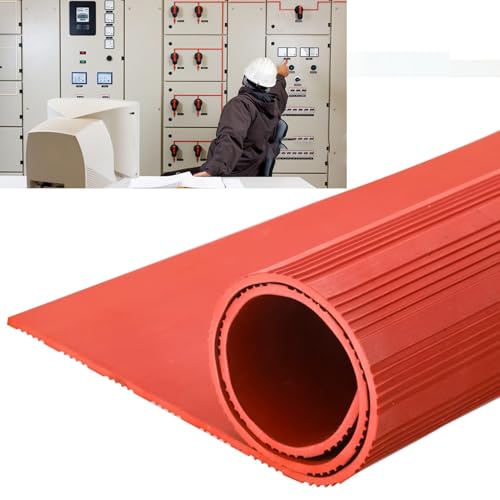 Isoliermatte für Schalttafel-Sicherungskasten – Nicht leitende Gummi-Bodenmatte für elektrische Arbeiten, Sicherheit Anti-Elektroschlag Wellendesign Isoliermatte für Schalttafel-Sicherungskasten – Nicht leitende Gummi-Bodenmatte für elektrische Arbeiten, Sicherheit Anti-Elektroschlag Wellendesign von Generisch