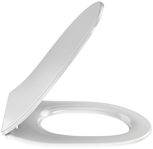 Jacob Delafon WC-Sitz Odeon Rive Gauche Slim weiss mit slow-close und Metallscharnieren | E24889 Jacob Delafon WC-Sitz Odeon Rive Gauche Slim weiss mit slow-close und Metallscharnieren | E24889 von Generisch