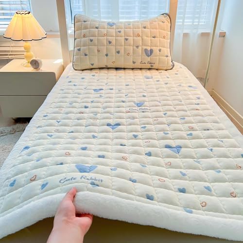 Japanische Boden-Futon-Matratze, weich und flauschig, aufrollbar, volle Größe, faltbar und leicht zu verstauen, 80 x 190 cm Japanische Boden-Futon-Matratze, weich und flauschig, aufrollbar, volle Größe, faltbar und leicht zu verstauen, 80 x 190 cm von Generisch