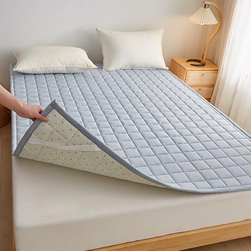 Japanische Futon-Matratze, Bodenmatratze, extra dicke, flauschige Boden-Futon-Matratze, Gästebett, Campingmatratze für Erwachsene von Generisch
