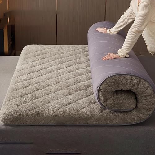 Japanische Futon-Matratze, Tatami-Bodenmatratze, flauschige, weiche Bodenliege, verdickte tragbare Tatami-Isomatte, weich, gute Unterstützung, anwendbar für Schlafzimmer/Zeltmatte/Stangen. Japanische Futon-Matratze, Tatami-Bodenmatratze, flauschige, weiche Bodenliege, verdickte tragbare Tatami-Isomatte, weich, gute Unterstützung, anwendbar für Schlafzimmer/Zeltmatte/Stangen. von Generisch