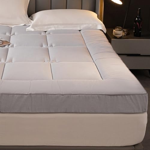 Japanische Futon-Matratze, extra dicker, flauschiger Boden-Futon – tragbare Campingmatratze für weiche Schmerzlinderung und atmungsaktiven Komfort von Generisch