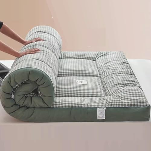 Japanische Futon-Matratze, volle Größe, aufrollbares Bodenbett für Erwachsene, dicke Schlafmatte für Studentenwohnheim oder Campingcouch Japanische Futon-Matratze, volle Größe, aufrollbares Bodenbett für Erwachsene, dicke Schlafmatte für Studentenwohnheim oder Campingcouch von Generisch