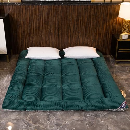 Japanische Klappmatratze, Doppel-Futon-Bodenmatte, dickes Kissen, atmungsaktiv, tragbares Bett für Zuhause und Wohnheim, 120 x 200 cm, ideal für Gäste und bequemen Schlaf Japanische Klappmatratze, Doppel-Futon-Bodenmatte, dickes Kissen, atmungsaktiv, tragbares Bett für Zuhause und Wohnheim, 120 x 200 cm, ideal für Gäste und bequemen Schlaf von Generisch