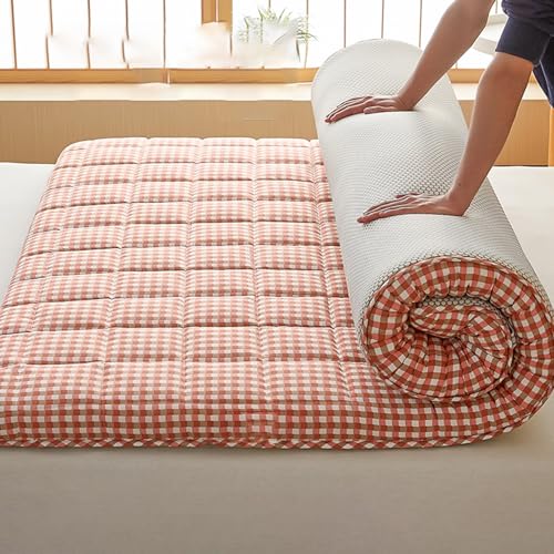 Japanische Matratze – Faltbare Boden-Futonmatratze für Schlafzimmer/Zelt, bequeme und vielseitige Isomatte für Gäste von Generisch
