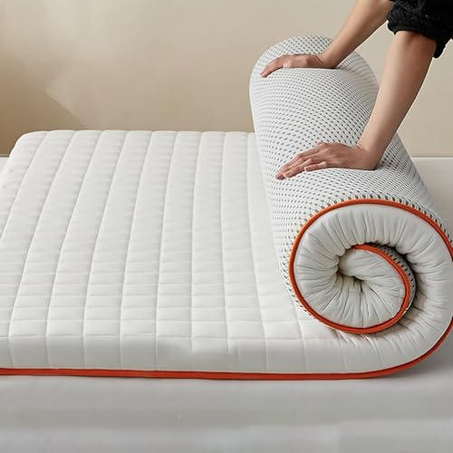 Japanische Matratze – Faltbare Boden-Futonmatratze für Schlafzimmer/Zelt, bequeme und vielseitige Isomatte für Gäste von Generisch