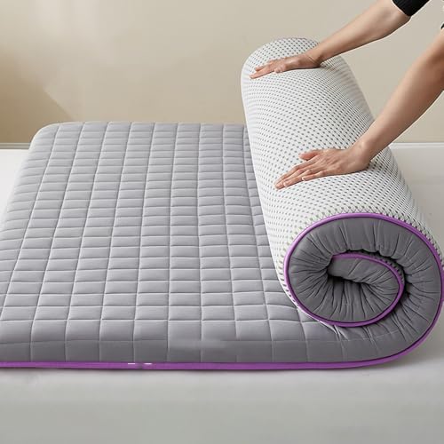 Japanische Matratze – Faltbare Boden-Futonmatratze für Schlafzimmer/Zelt, bequeme und vielseitige Isomatte für Gäste von Generisch