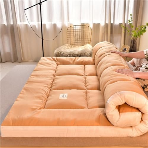Japanische dicke Futon-Matratze, Doppelgröße, tragbare Isomatte, ultraweiche, bequeme Bodenmatte für Schlafsaal, Camping, Sofa, Bett, dicker Schlafteppich Japanische dicke Futon-Matratze, Doppelgröße, tragbare Isomatte, ultraweiche, bequeme Bodenmatte für Schlafsaal, Camping, Sofa, Bett, dicker Schlafteppich von Generisch