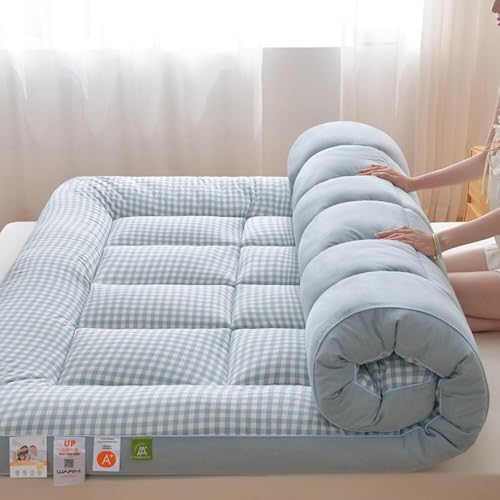 Japanische faltbare Futon-Matratze, dick, bequem, weicher Boden, tragbar, Gästebett, Camping-Matratze, atmungsaktiv, Futon-Bodenmatratze, Rosa, 90 x 200 cm Japanische faltbare Futon-Matratze, dick, bequem, weicher Boden, tragbar, Gästebett, Camping-Matratze, atmungsaktiv, Futon-Bodenmatratze, Rosa, 90 x 200 cm von Generisch