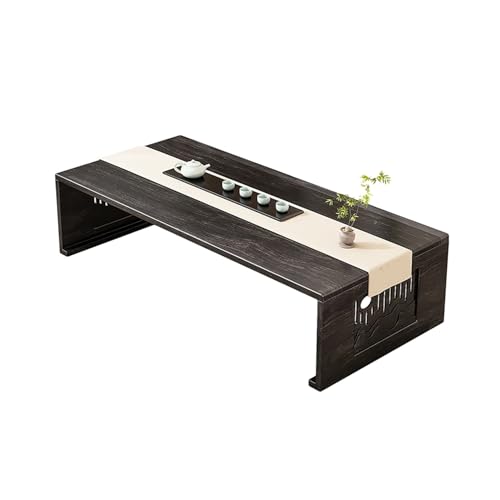 Japanischer Klapptisch - Leichter niedriger Tisch für Schlafzimmer und Küche, einfach zu montieren, moderner Couchtisch aus Holz, platzsparendes Design, perfekt für Tatami-Tee Japanischer Klapptisch - Leichter niedriger Tisch für Schlafzimmer und Küche, einfach zu montieren, moderner Couchtisch aus Holz, platzsparendes Design, perfekt für Tatami-Tee von Generisch