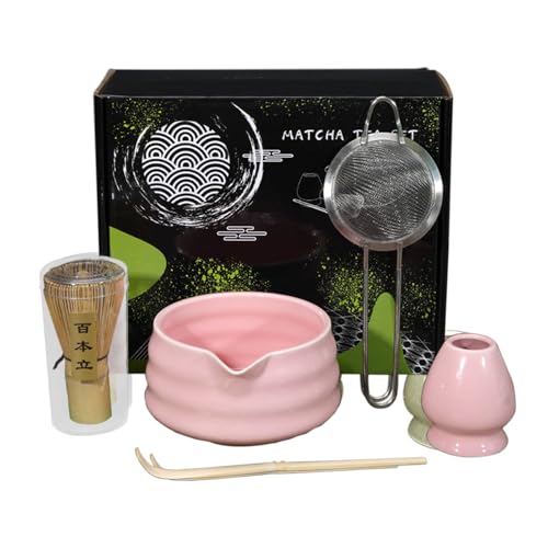 Japanisches Teeservice,Keramik-Matcha-Set - 5-teiliges Teeservice Matcha-Set Authentisches Design | Professionelles Matcha-Schneebesen-Set, Matcha-Set, Matcha-Schneebesenund Schaufel-Set Schneebesenun Japanisches Teeservice,Keramik-Matcha-Set - 5-teiliges Teeservice Matcha-Set Authentisches Design | Professionelles Matcha-Schneebesen-Set, Matcha-Set, Matcha-Schneebesenund Schaufel-Set Schneebesenun von Generisch