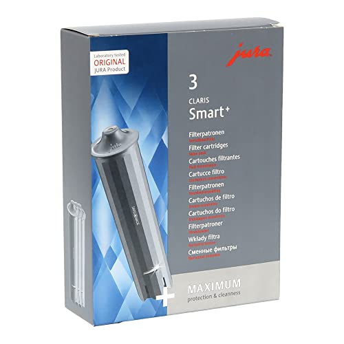 Praktisches Vorteilspack Claris Smart+ Wasserfilterpatronen passend für Jura Kaffeevollautomaten, 3er Pack Praktisches Vorteilspack Claris Smart+ Wasserfilterpatronen passend für Jura Kaffeevollautomaten, 3er Pack von Generisch