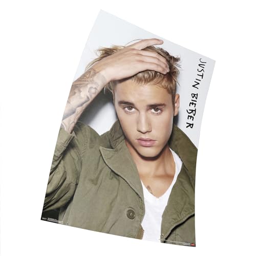 Justin Bieber-Eyes Premium Poster Größe 11" x 17" Dekorative Rahmenloses Kunst Geschenk (28 x 43 cm) Leinwand Poster von Generisch