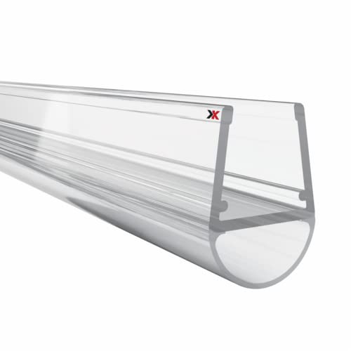 KRAUS Premium Duschdichtung DD-2 Duschtürdichtung für 10-12mm Glasstärke à 1000mm in transparenter Optik Duschdichtungen für Duschtüren & Duschkabinen Dichtungen vom Experten von K Kraus Glasbeschläge