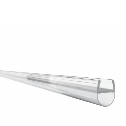KRAUS Premium Duschdichtung DD-4 Duschtürdichtung für exakt 8mm Glasstärke à 1000mm in transparenter Optik Duschdichtungen für Duschtüren & Duschkabinen Dichtungen vom Profi von K Kraus Glasbeschläge