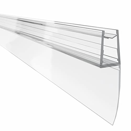 KRAUS Premium Duschdichtung DD-23 Duschtürdichtung für 6-8mm Glasstärke à 2000mm in transparenter Optik Duschdichtungen für Duschtüren & Duschkabinen Dichtungen vom Experten von K Kraus Glasbeschläge