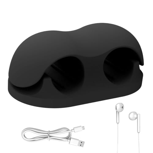 Kabel Organizer - Flexibler Silikonkleberbau, Schreibwarenclip -Anhang, Multifunktionales Management -Zubehör | Schlafsaalanordnung, Office -Desktop -Aufbewahrungslösung, Schul am Krankenbett von Generisch