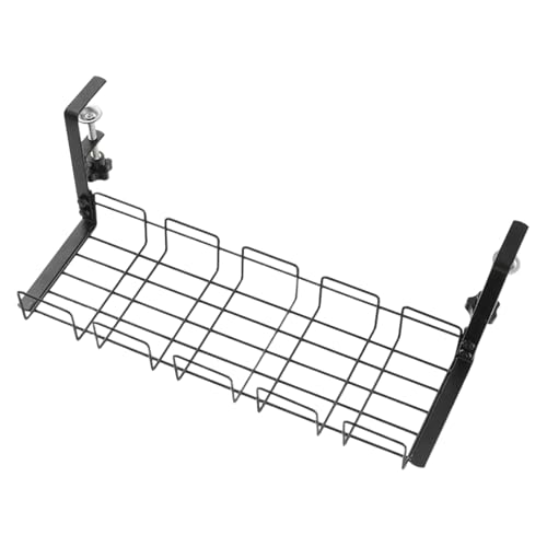 Kabel Organizing -Tablett Unter Dem Desktop: Draht Organisieren Korb Ohne Perforationen, Desktop -Support Ohne Heimbürobohrung, Esstisch Kabel Organizing -Tablett Unter Dem Desktop: Draht Organisieren Korb Ohne Perforationen, Desktop -Support Ohne Heimbürobohrung, Esstisch von Generisch