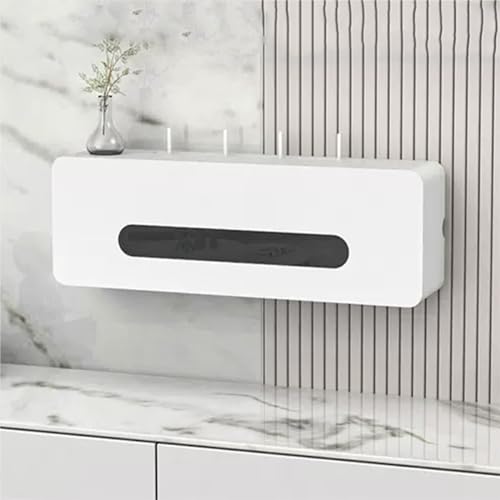 Kabelloses Router-Regal zur Wandmontage, Massivholz-Aufbewahrungsbox für Router-Organisation und Kabelmanagement, perfekt für Zuhause oder Büro Kabelloses Router-Regal zur Wandmontage, Massivholz-Aufbewahrungsbox für Router-Organisation und Kabelmanagement, perfekt für Zuhause oder Büro von Generisch