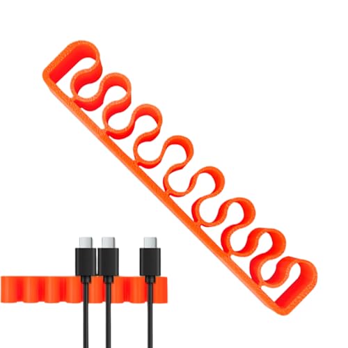 Kabelmanagement Clips - Stabile Kabelorganizer Clips Kabelhalter | Wiederverwendbare Rutschfeste Klemmen Für Wand Schreibtisch Auto Reise Büro Haushalt Elektro von Generisch