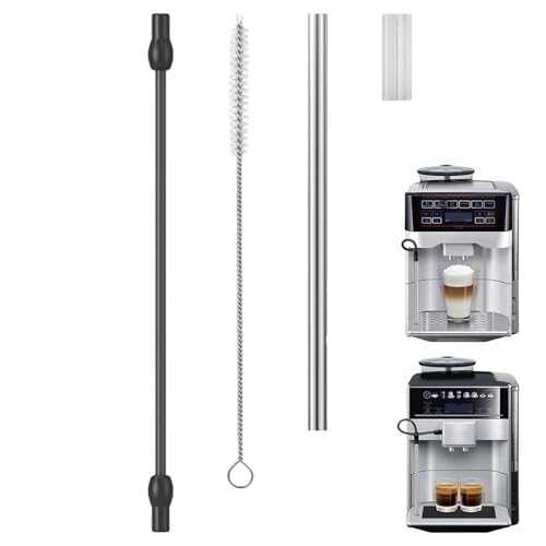 Kaffee Maschinen Milchschlauch Ersatz - Edelstahl Milchschlauch Silikonschlauch Mit Reinigungsbürste,Milchaufschäumer Zubehör Set | für Haushalt Gastronomie tägliche Wartung Gründliche Reinigung Kaffee Maschinen Milchschlauch Ersatz - Edelstahl Milchschlauch Silikonschlauch Mit Reinigungsbürste,Milchaufschäumer Zubehör Set | für Haushalt Gastronomie tägliche Wartung Gründliche Reinigung von Generisch