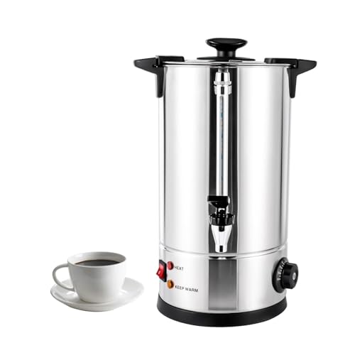 Kaffee-Urne aus Edelstahl mit Warmhalte-Design, ideal zum Servieren von heißen Getränken auf Partys, Veranstaltungen und Catering Kaffee-Urne aus Edelstahl mit Warmhalte-Design, ideal zum Servieren von heißen Getränken auf Partys, Veranstaltungen und Catering von Generisch