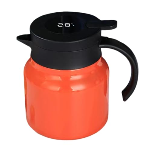 Kaffeekaraffe - Isolierte Teekanne | Kaffeekanne | Kaffeespender | 1L große Thermo-Kaffeekaraffe | Kaffeekanne | Heißwasserkrug mit großer Kapazität | Getränkespender Vakuum-Kaffee Ca Kaffeekaraffe - Isolierte Teekanne | Kaffeekanne | Kaffeespender | 1L große Thermo-Kaffeekaraffe | Kaffeekanne | Heißwasserkrug mit großer Kapazität | Getränkespender Vakuum-Kaffee Ca von Generisch